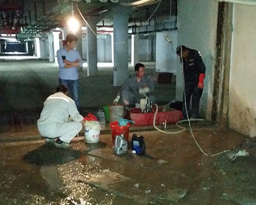 江苏地下车库堵漏